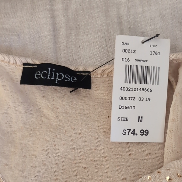 Eclipse Cream Sleeveless Maxi Dress - Picture 4 of 4